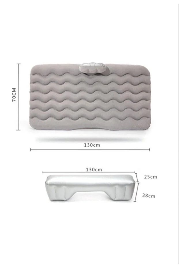 Şişme Yatak Araba Ve Kamp Yatağı Çanta Elektrikli Pompa Tamir Kiti Ve Yastıklı Yatak Seti